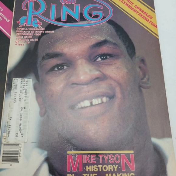 The Ring November 1986 & May 1987 Mike Tyson Cover Issues Rare Lot Of 2 - Picture 3 of 6